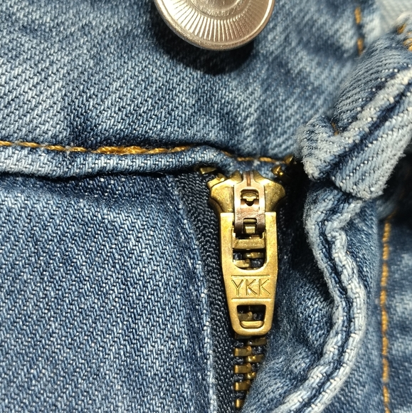 H&M High Rise Baggy Jeans Size 12 Baggy Relaxed Fit Blue Jeans - Picture 7 of 10